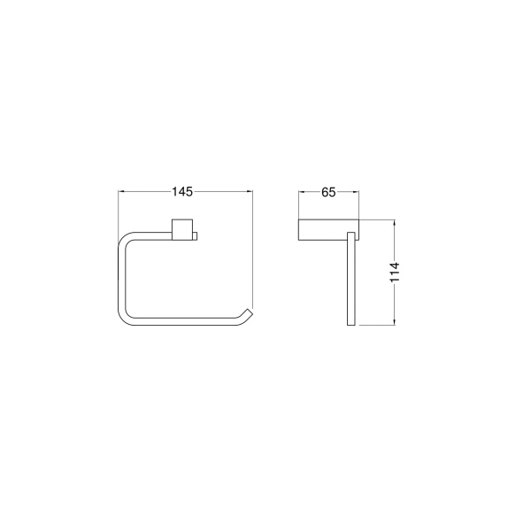 Держатель для туалетной бумаги Zeegres Z.CUB (21106001)