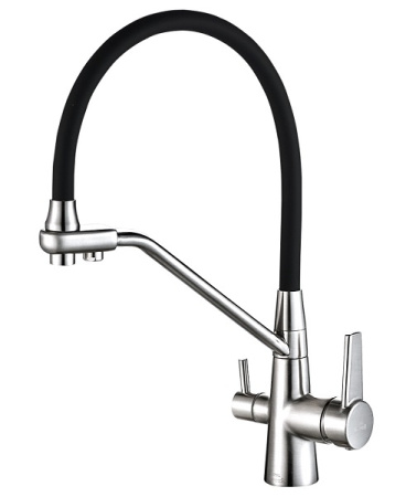 Смеситель для кухни ZORG Steel Hammer (SH 903-6 CR) с подключением к фильтру