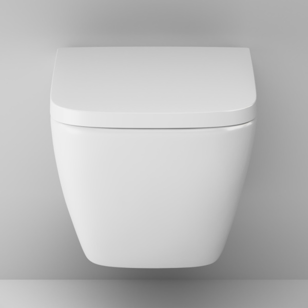 Унитаз подвесной безободковый Am.Pm Gem (C901701SC) FlashClean с сиденьем микролифт