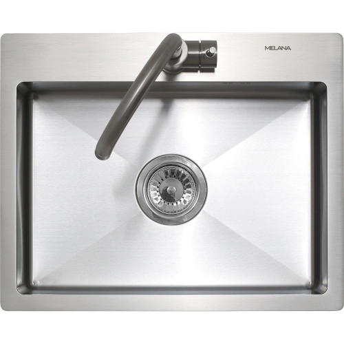 Мойка кухонная врезная 53х43 см MELANA Profline (MLN-R5343H) прямоугольная
