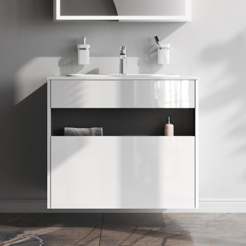 Тумба под раковину 80 см Am.Pm Func (M8FFUX0801WG) белая