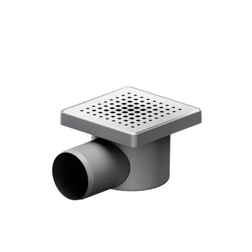 Душевой трап 10x10 см AM.PM PrimeFlow (W02BD-P11-010-01SB) сталь матовая