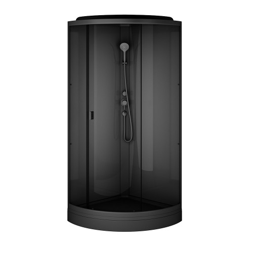 Душевая кабина 90х90 см  Am.Pm Gem (W90C-401-090BT) черная