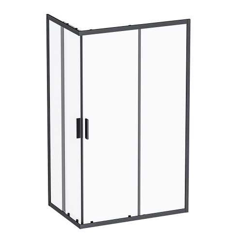 Душевой уголок 120x80 Am.Pm Gem S (W93G-404-120280-BT) без поддона, черный Душевой уголок 120x80 Am.Pm Gem S (W93G-404-120280-BT) без поддона, черный