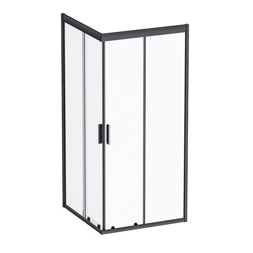 Душевой уголок 90х90  Am.Pm Gem (W90G-403-090BT) без поддона, черный