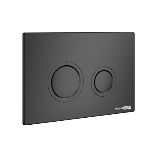 Механическая кнопка смыва WasserKRAFT (MB01) черная