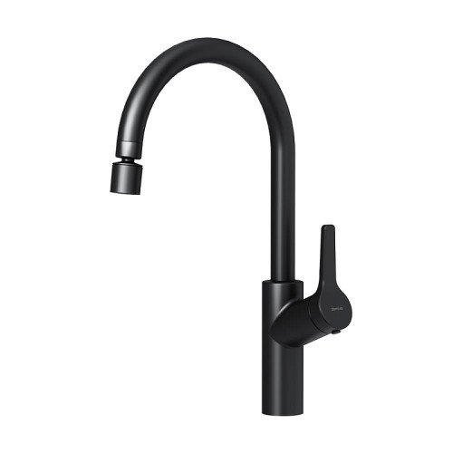 Смеситель для кухни DAMIXA Eclipse (310722300) с поворотным изливом, черный