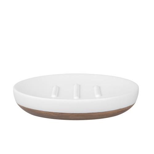 Мыльница для ванной WasserKRAFT серия Mindel (K-8829), белая