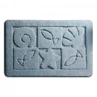 Коврик для ванны IDDIS Promo (P47M470i12) голубой