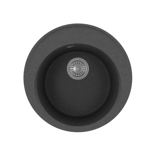 Кухонная мойка FLORENTINA Лацио 510 (17.010.B0510.102) круг, черный