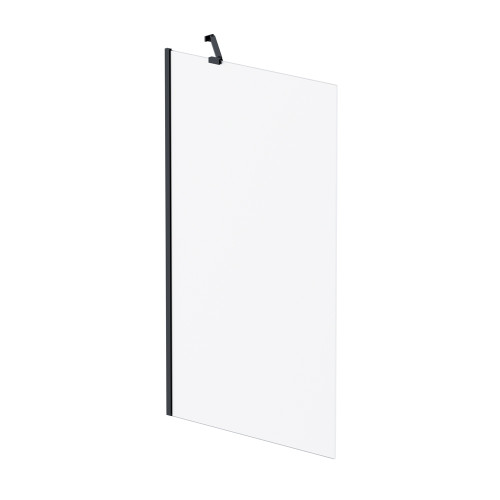 Душевая шторка на ванну 80х140, матовая Am.Pm Gem (W90BS-080-140BM) черная