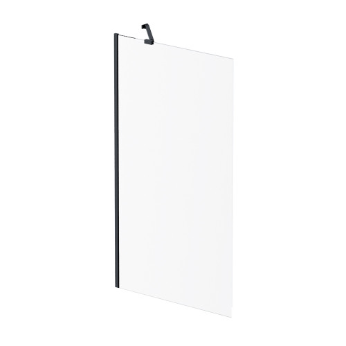 Душевая шторка на ванну 80х140, прозрачная Am.Pm Gem (W90BS-080-140BT) черная