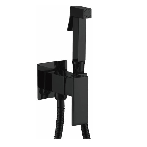 Смеситель для биде Haiba (HB5512-7) с гигиеническим душем, черный