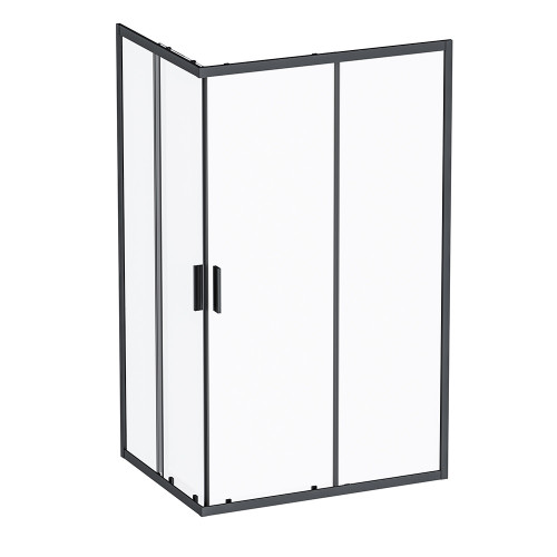 Душевой уголок 120x90 Am.Pm Gem S (W93G-404-120290-BT) без поддона, черный Душевой уголок 120x90 Am.Pm Gem S (W93G-404-120290-BT) без поддона, черный