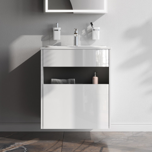 Тумба под раковину 60 см Am.Pm Func (M8FFUX0601WG) белая