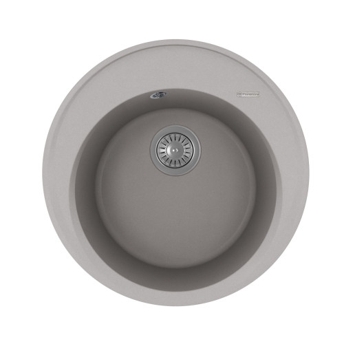 Кухонная мойка FLORENTINA Лацио 510 (17.010.B0510.305) круг, грей