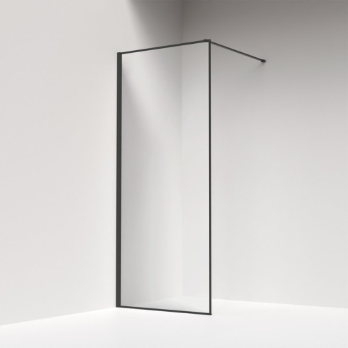 Душевая перегородка Walk In 80x195 IDDIS Slide (SLI8GS8i23), графит