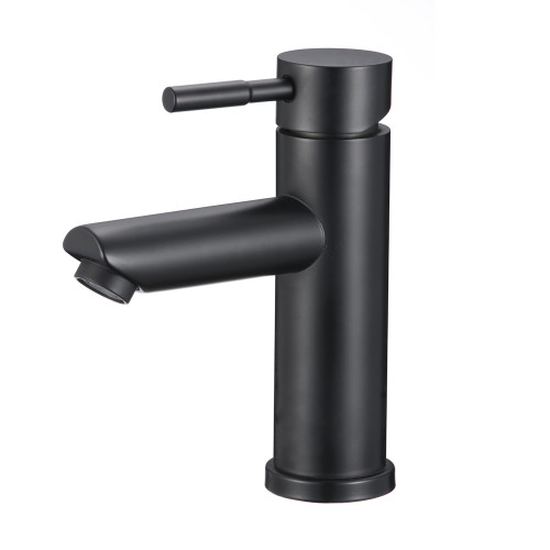 Смеситель для раковины Olives Balear (13100BLB) с низким изливом, черный