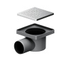 Душевой трап 10x10 см AM.PM PrimeFlow (W02BD-P11-010-01SB) сталь матовая