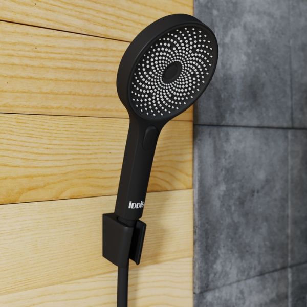 Держатель для лейки IDDIS Shower Holder (080BL00i53), черный Держатель для лейки IDDIS Shower Holder (080BL00i53), черный