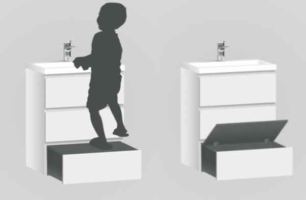 Тумба под раковину напольная 60 см AM.PM Gem S (M91FSX0602WG), белая