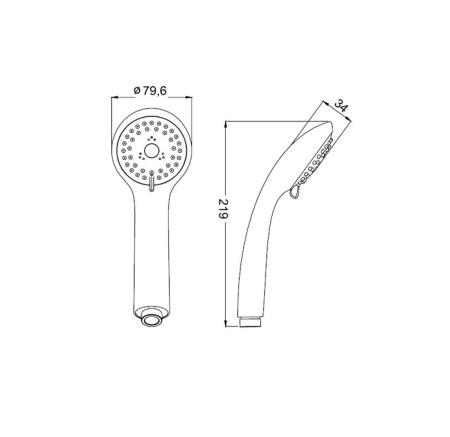 Лейка для душа IDDIS (А11031)