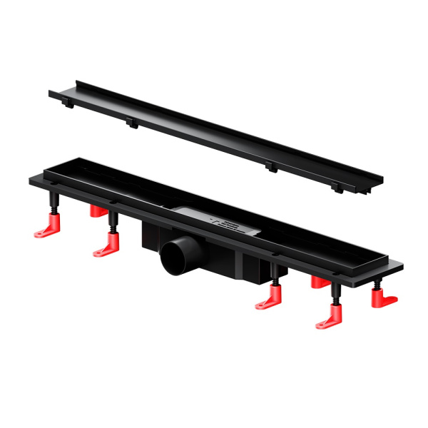 Душевой трап 60 см AM.PM PrimeFlow (W02SC-U11-060-04BM) с решеткой, черный