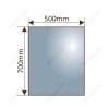 Зеркало с LED-подсветкой MELANA 5070 (LED188) прямоугольное, сенсор