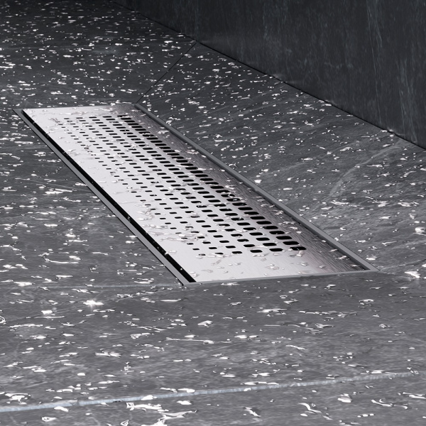 Душевой трап 40 см AM.PM PrimeFlow (W02SC-P11-040-01SB) с решеткой