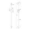 Штанга для душа IDDIS Ray (RAY70C0i17) Штанга для душа IDDIS Ray (RAY70C0i17)