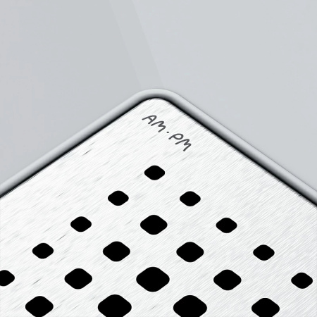 Душевой трап 10x10 см AM.PM PrimeFlow (W02BD-P11-010-01SB) сталь матовая