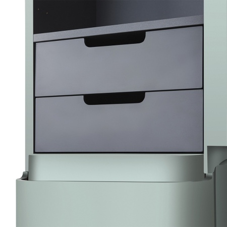 Пенал подвесной, 40 см, Am.Pm Sensation (M30CHR0406GG),  правый, мятный