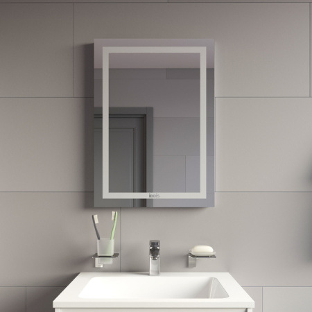 Зеркало с подсветкой 50 см IDDIS Zodiac (ZOD5000i98), белое