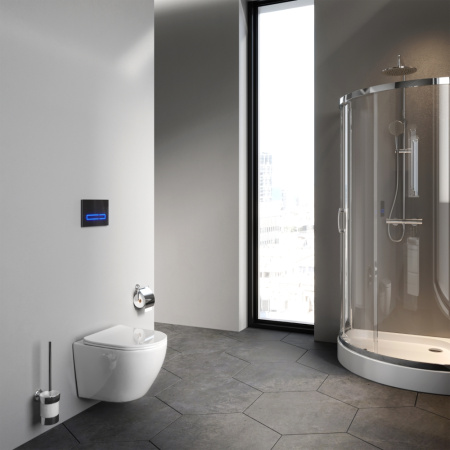 Унитаз подвесной Am.Pm Like AquaSpin (C801900SC ) ,безободковый, с сиденьем микролифт