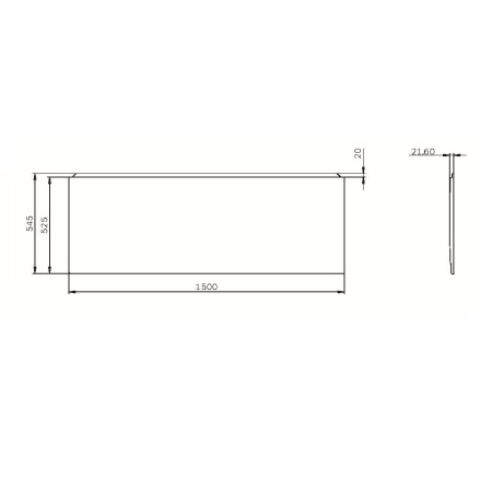 Фронтальная панель для ванны 150х70 см Am.Pm X-Joy (W94A-150-070W-P)