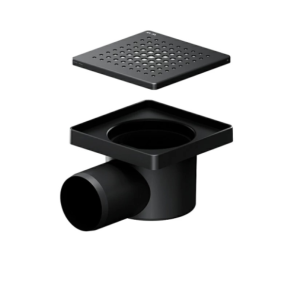Душевой трап 10x10 см AM.PM PrimeFlow (W02BD-P11-010-01BM) черный
