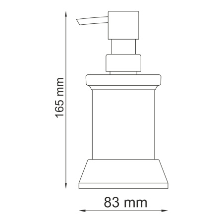 Дозатор для жидкого мыла WasserKRAFT Donau (K-2499)
