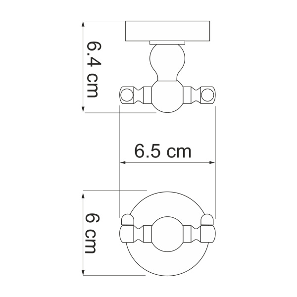 Крючок WasserKRAFT  Diemel (K-2223D)