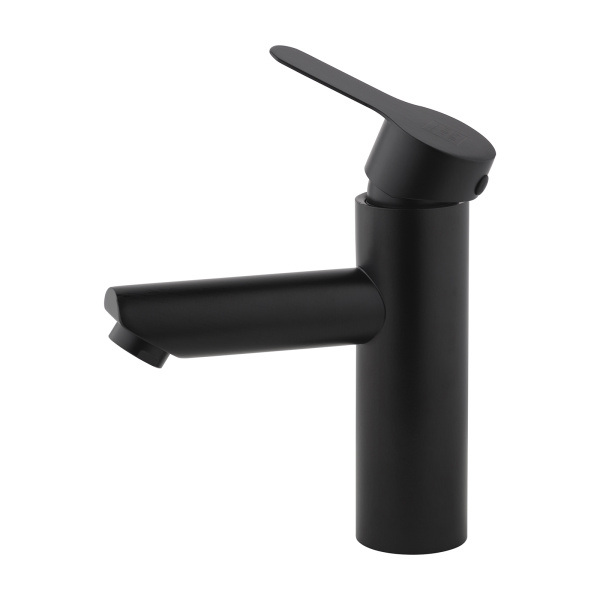 Смеситель для раковины AQUEDUC (345327) с фиксированным изливом, черный