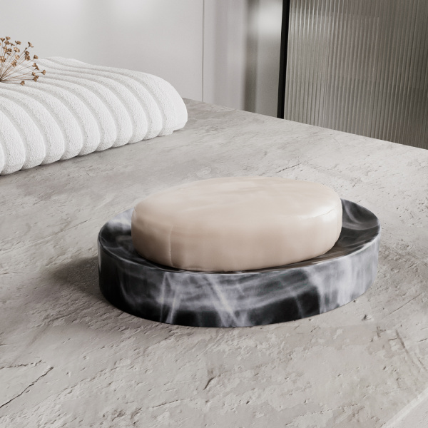 Мыльница WasserKRAFT серия Neime (K-1929) серая