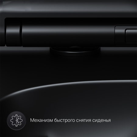 Унитаз подвесной Am.Pm X-Joy (C85A1700MBSC) Flash Clean черный