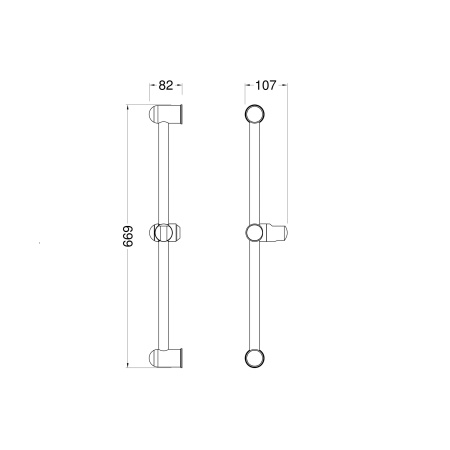 Душевая штанга Zeegres Z.Arezzo (92303001)