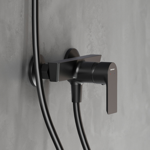 Смеситель для душа DAMIXA Apollo (472000300) без излива, черный