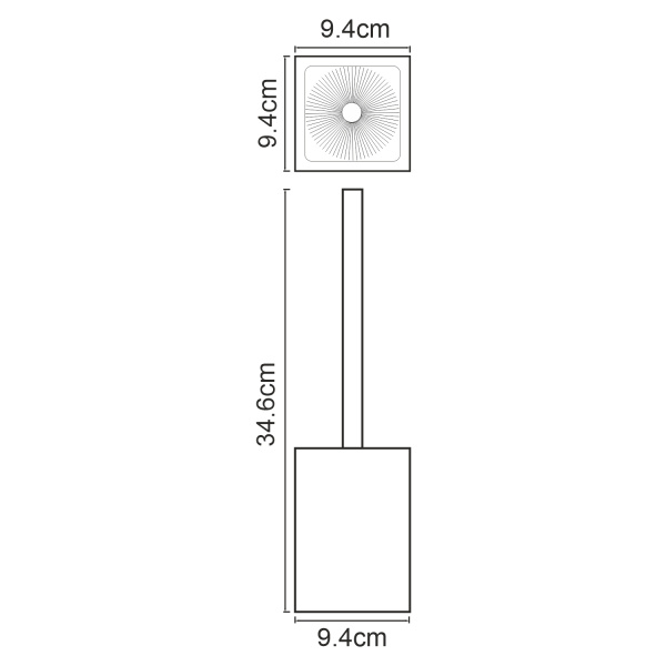 Щетка для унитаза WasserKRAFT Kammel (K-9127)