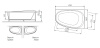 Ванна акриловая 170х110 см Am.Pm Like (W80A-170R110W-A), правосторонняя