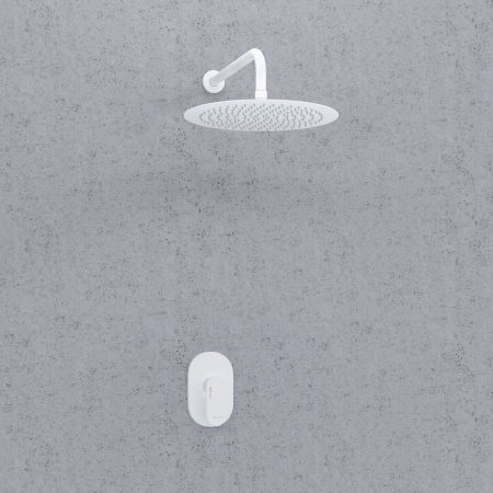 Встраиваемая душевая система для душа WasserKRAFT (A85146) без излива, белая