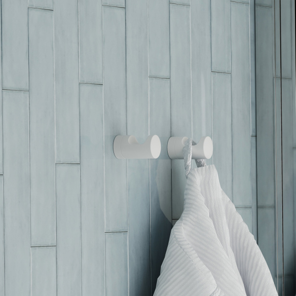 Крючок одинарный IDDIS NOA (NOAWT10i41) белый