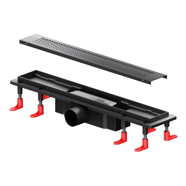 Душевой трап 50 см AM.PM PrimeFlow (W02SC-P11-050-01BM) с решеткой, черный