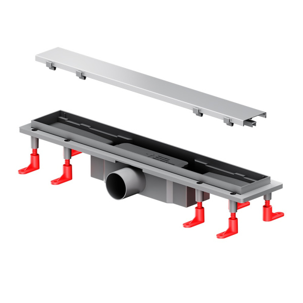 Душевой трап 50 см AM.PM PrimeFlow (W02SC-U11-050-04SB) с решеткой