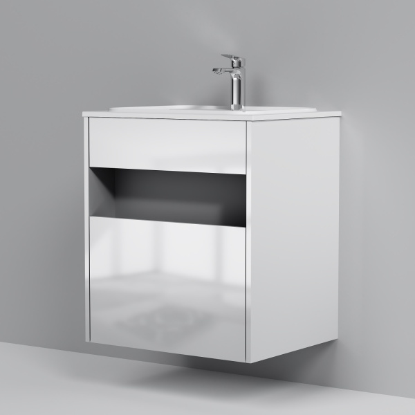 Тумба под раковину 60 см Am.Pm Func (M8FFUX0601WG) белая